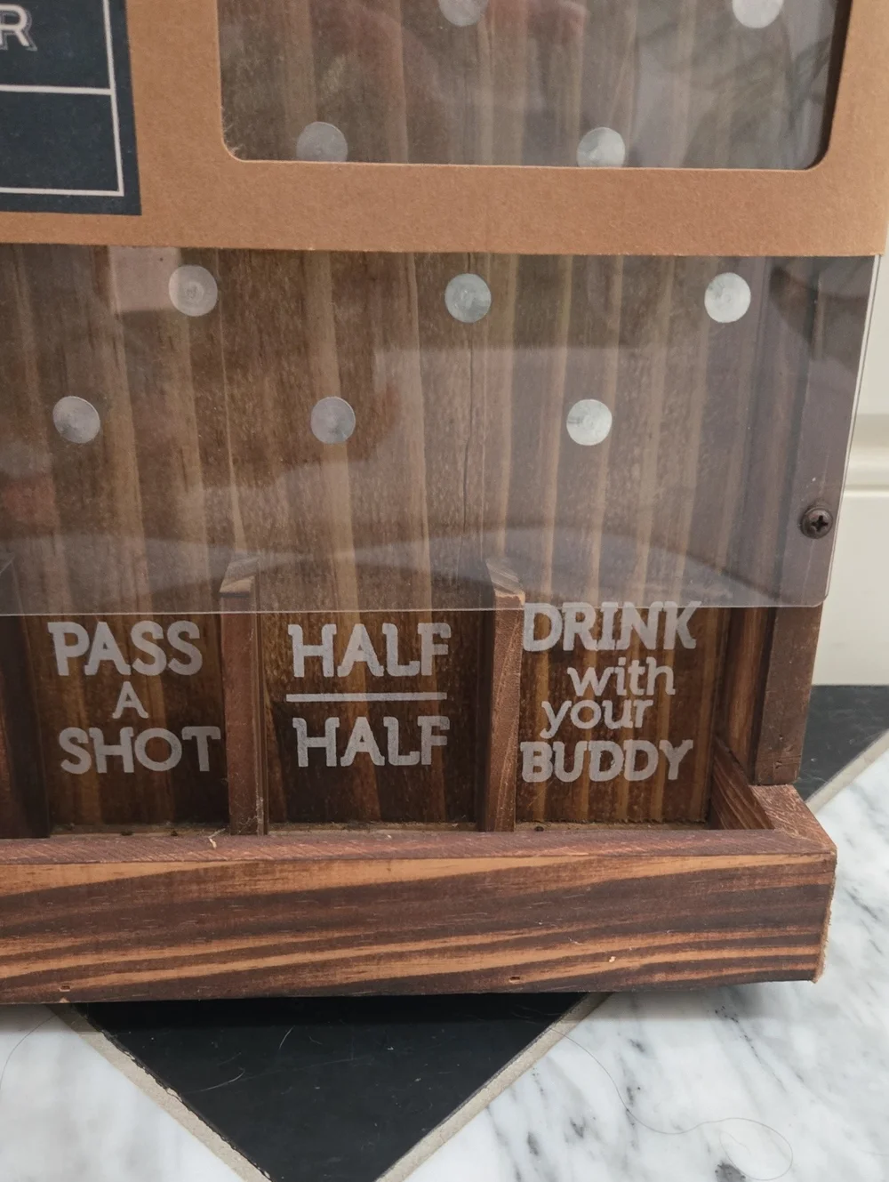 Drink-O-Rama Wooden Bottle Opener Game - Man Cave Game